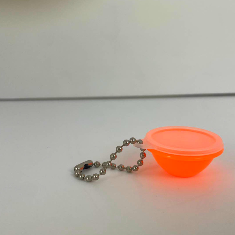 Tupperware with Lid Keychain